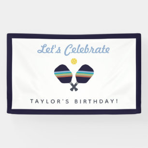 Lona Pickleball Fiesta Sports Dark Blue Striped Paddles