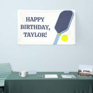Lona Pickleball Players Custom Message Birthday