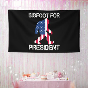 Lona Pie Grande Para El Presidente Funny Bigfoot