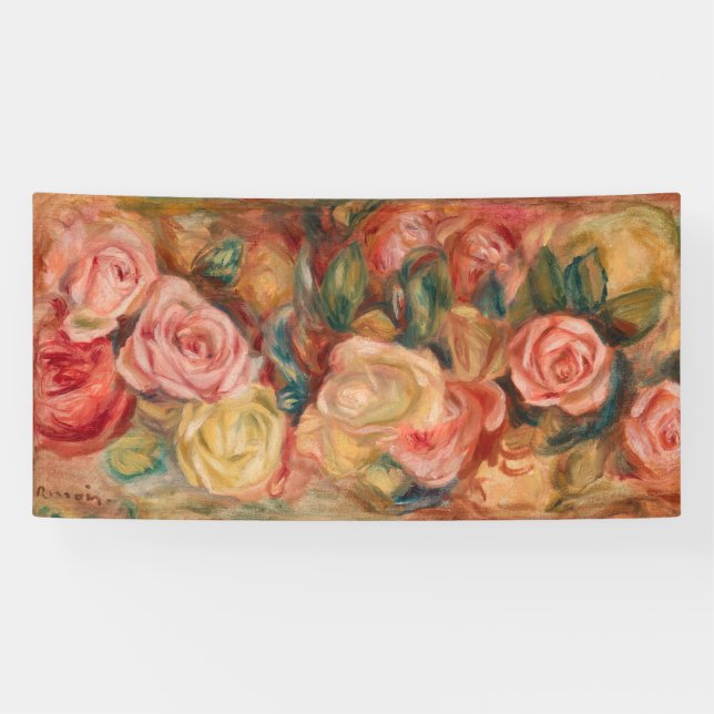 Lona Pierre-Auguste Renoir - Rosas (Horizontal)