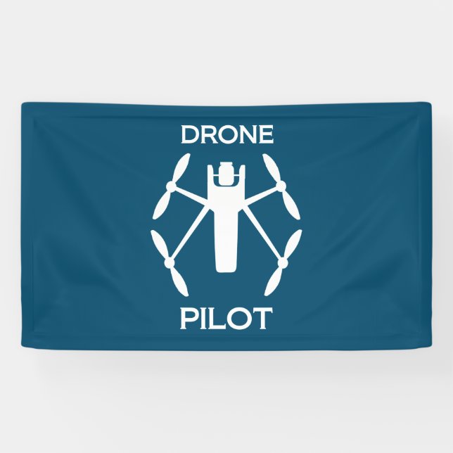 Lona Piloto de drones de clases (Horizontal)