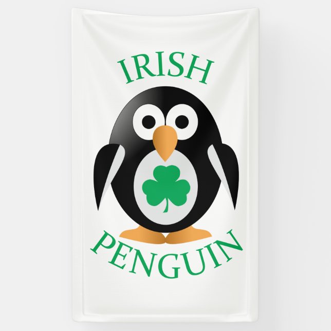 Lona Pingüino irlandés (Vertical)