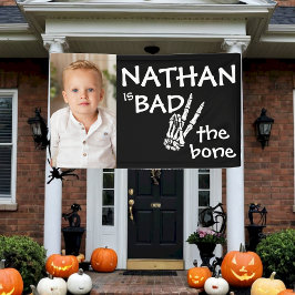 Lona Pink Bad Two The Bone Halloween 2Cumpleaños Photo