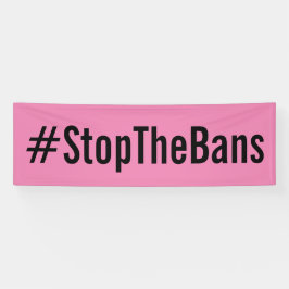 Lona Pink de la marcha pro-elección #StopTheBans