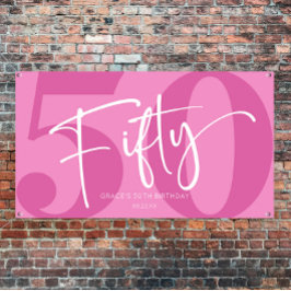 Lona Pink Fifty 500th Birthday Party