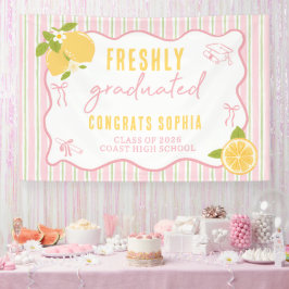 Lona Pink Freshly Graduated Lemon Banner