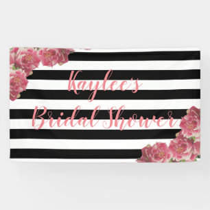 Lona Pink Peonies Bridal Shower Floral Fondo