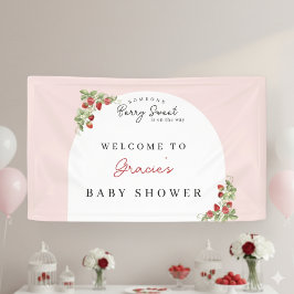 Lona Pink Strawberry Baby Shower