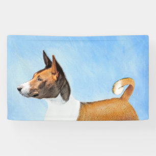Lona Pintura de Basenji - Arte original muy bonito