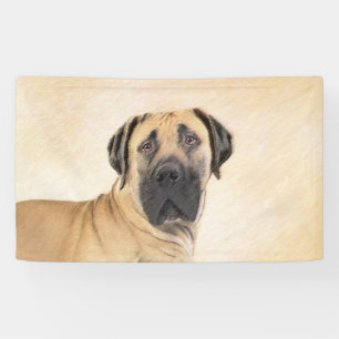 Lona Pintura de Boerboel - Arte Perro Original Cuto