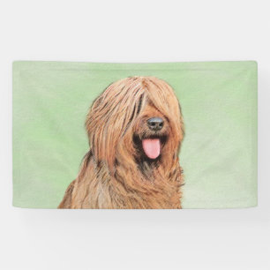 Lona Pintura de Briard - Arte de Perro Original.