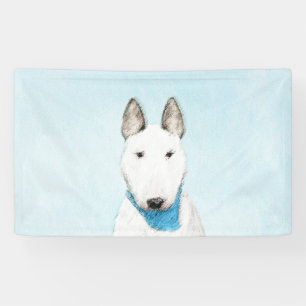 Lona Pintura de Bull Terrier - Arte de Perro Original.