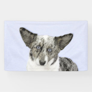 Lona Pintura de Cardigan Welsh Corgi - Arte Perro Origi