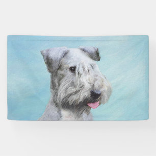 Lona Pintura de Cesky Terrier - Arte de Perro Original.