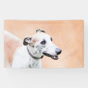 Lona Pintura de Greyhound - Arte de perros original muy