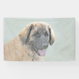 Lona Pintura de Leonberger - Arte de Perro Original.