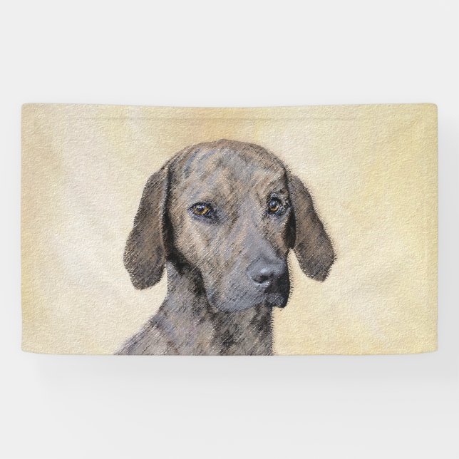 Lona Pintura de lott - Arte de perro original lindo (Horizontal)