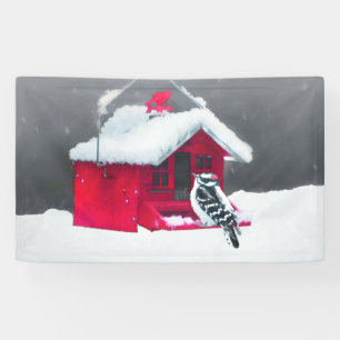 Lona Pintura de pájaro lechoso - Arte original de pájar