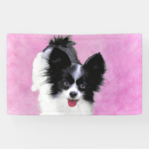 Lona Pintura de Papillon (blanco y negro) - Arte de per