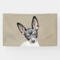 Pintura de Rat Terrier - Arte Perro Original.
