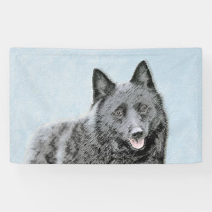 Lona Pintura de Schipperke - Arte Perro Original Cuto