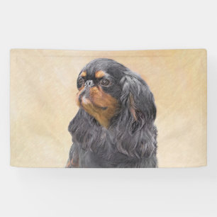 Lona Pintura de Spaniel de Juguete Inglés Arte Animal O