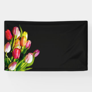 Lona Pintura de tulipán - Arte de flores original