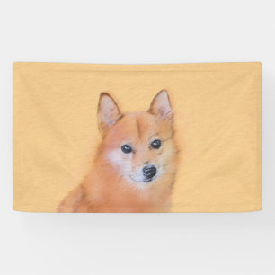 Lona Pintura finlandesa de Spitz - Arte de perro origin