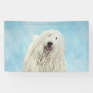 Lona Pintura Komondor - Arte Perro Original Cuto