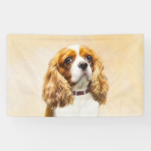 Lona Pintura original de Cavalier King Charles Spaniel