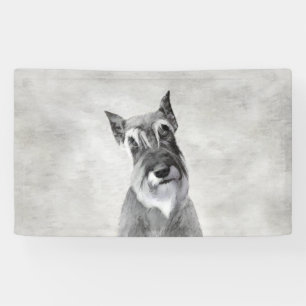 Lona Pintura Schnauzer (gigante) - Arte de perros