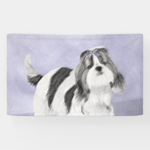 Lona Pintura Shih Tzu - Arte Perro Original.