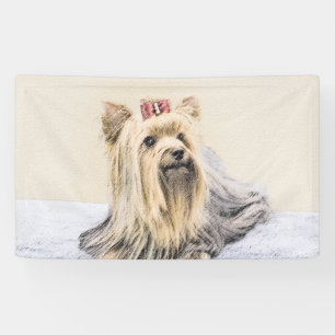 Lona Pintura Terrier de Yorkshire - Arte Perro Original