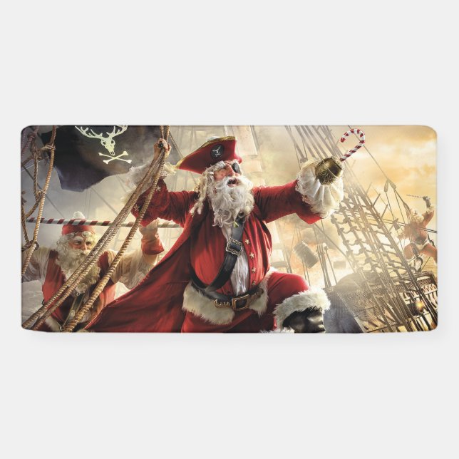 Lona Pirata Santa (Horizontal)