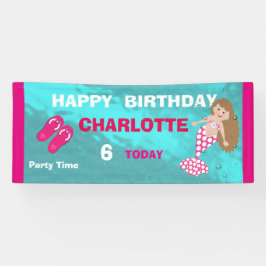 Lona Piscina Cute Mermaid Beach Fiesta de baño Personal