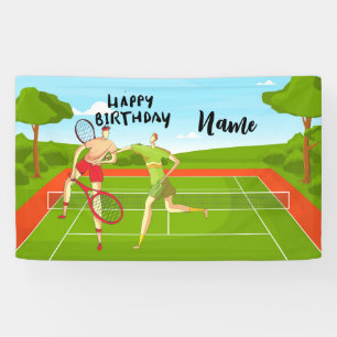 Lona Piscina de tenis Jugador fiesta de cumpleaños
