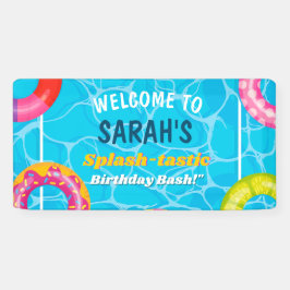 Lona Piscina Splash Fiesta Verano Natación Agua Cumplea