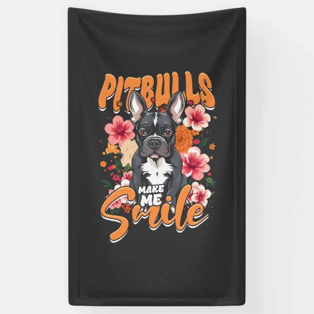 Lona Pitbull Pitbulls (Vertical)