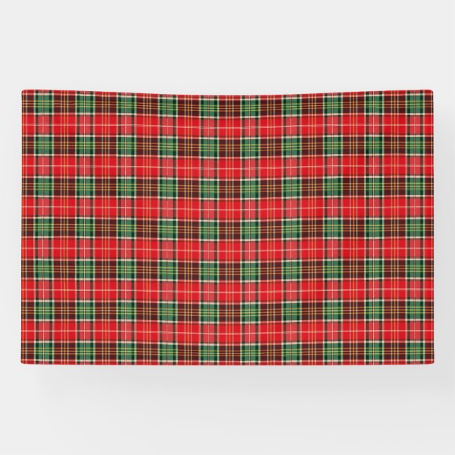 Lona Plaid de Navidad Tradicional (Horizontal)