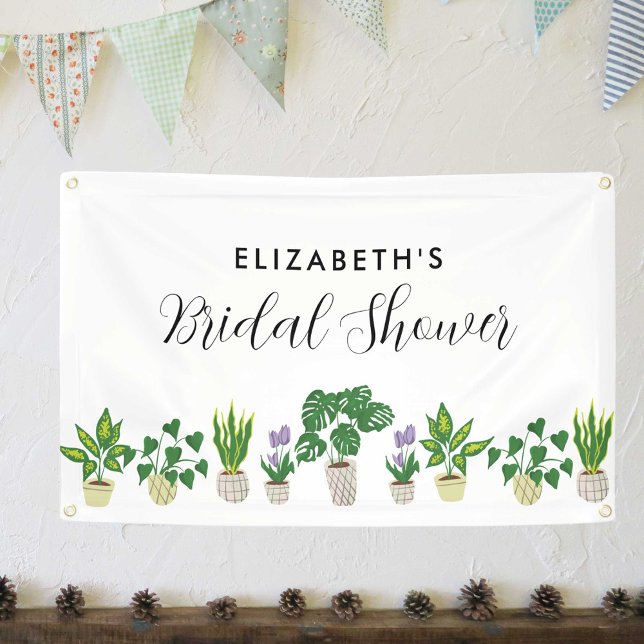 Lona Plantas Potadas Ducha Bridal Entorno verde (Subido por el creador)