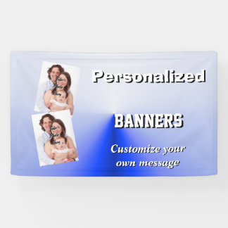 Lona Plantilla azul claro graduada de la foto