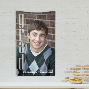 Lona Plantilla de fotografía elegante y de grado