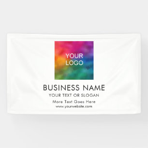 Lona Plantilla de logotipo de la empresa personalizado 