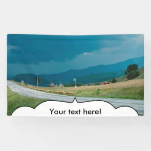 Lona Plantilla de panorama de banners