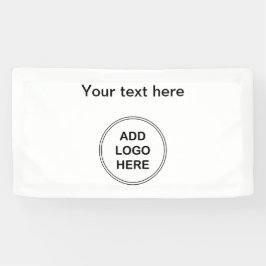 Lona Plantilla de Personalizado de banners para logotip