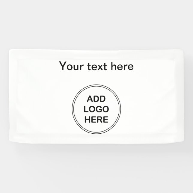 Lona Plantilla de Personalizado de banners para logotip (Horizontal)