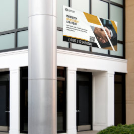 Lona Plantilla de Promo Banner Brown