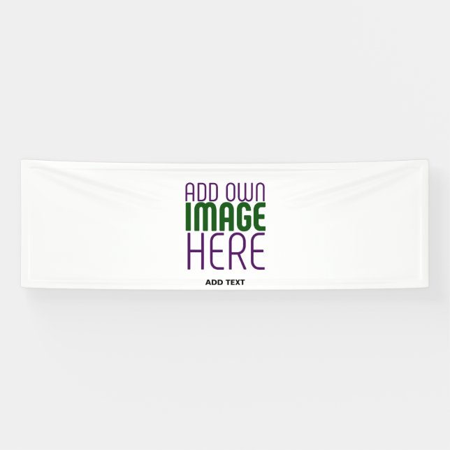 LONA PLANTILLA DE TEXTO DE IMAGEN BLANCA SIMPLE EDITABL (Horizontal)