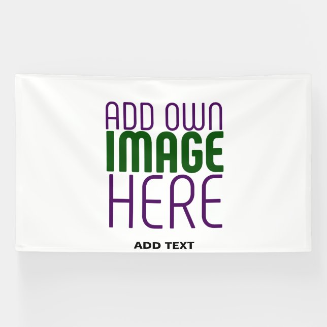 LONA PLANTILLA DE TEXTO DE IMAGEN BLANCA SIMPLE EDITABL (Horizontal)