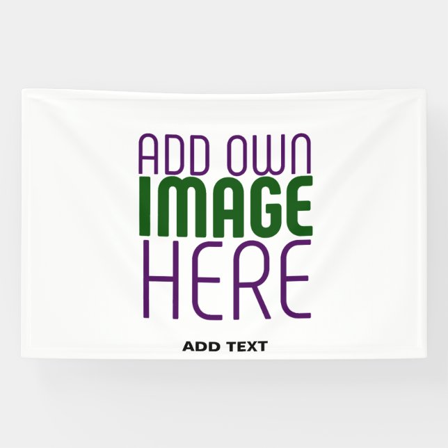 LONA PLANTILLA DE TEXTO DE IMAGEN BLANCA SIMPLE EDITABL (Horizontal)